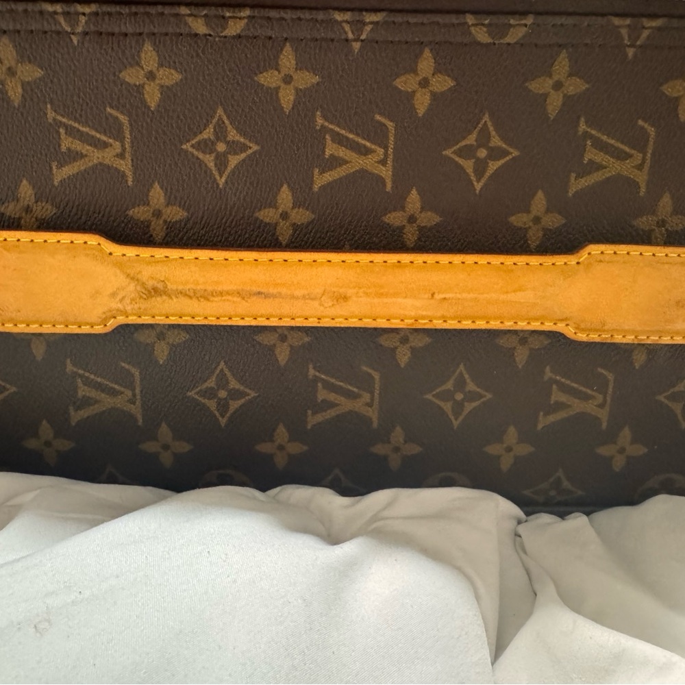 Louis Vuitton Monogram Canvas Brown & Tan Travel Bag 50 - Picture 4 of 13